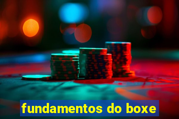 fundamentos do boxe